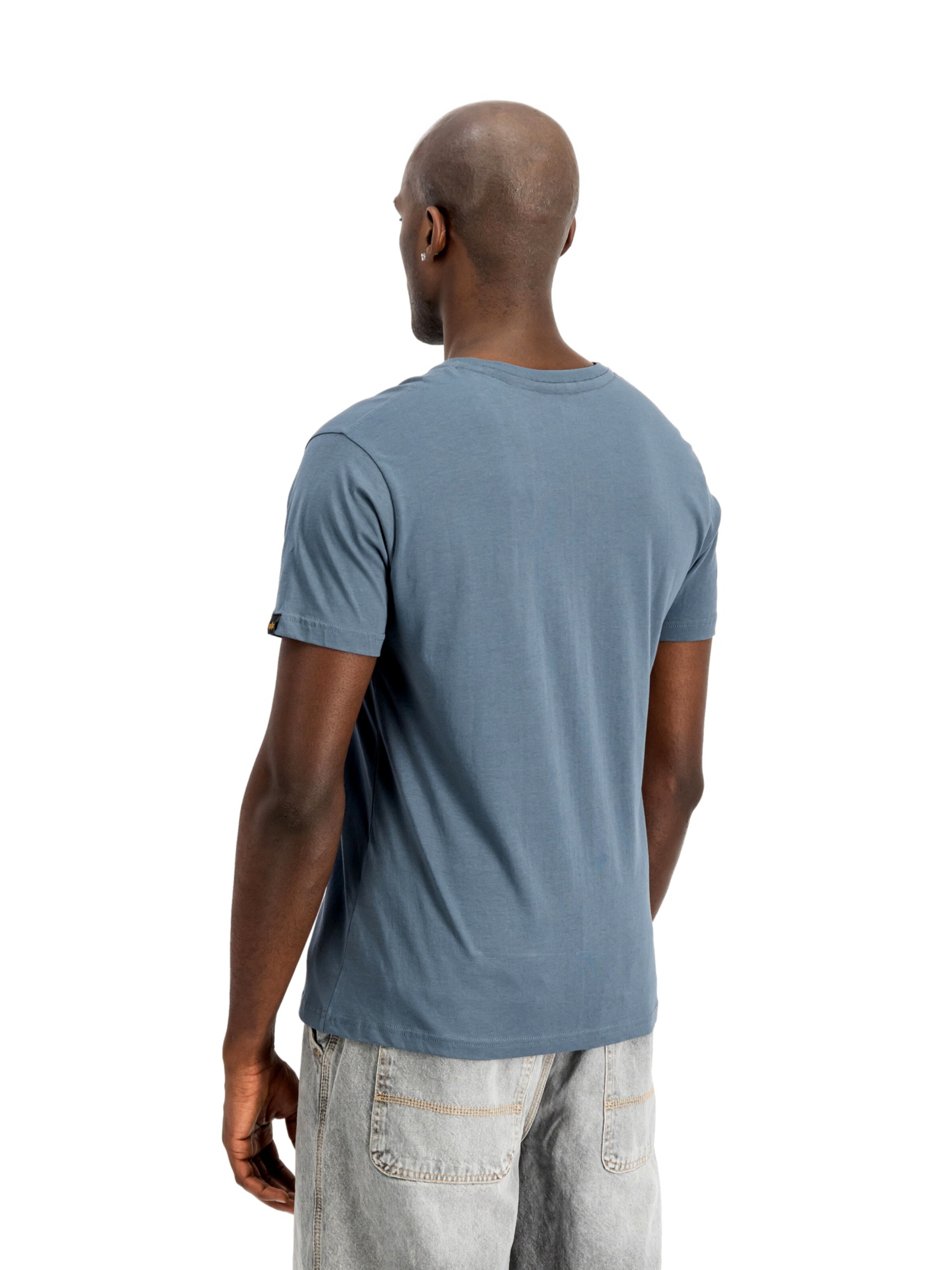 ALPHA INDUSTRIES Shirt in Blue