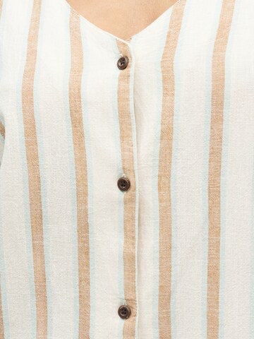 QUIKSILVER Košeľové šaty 'GARRISON' - Biela