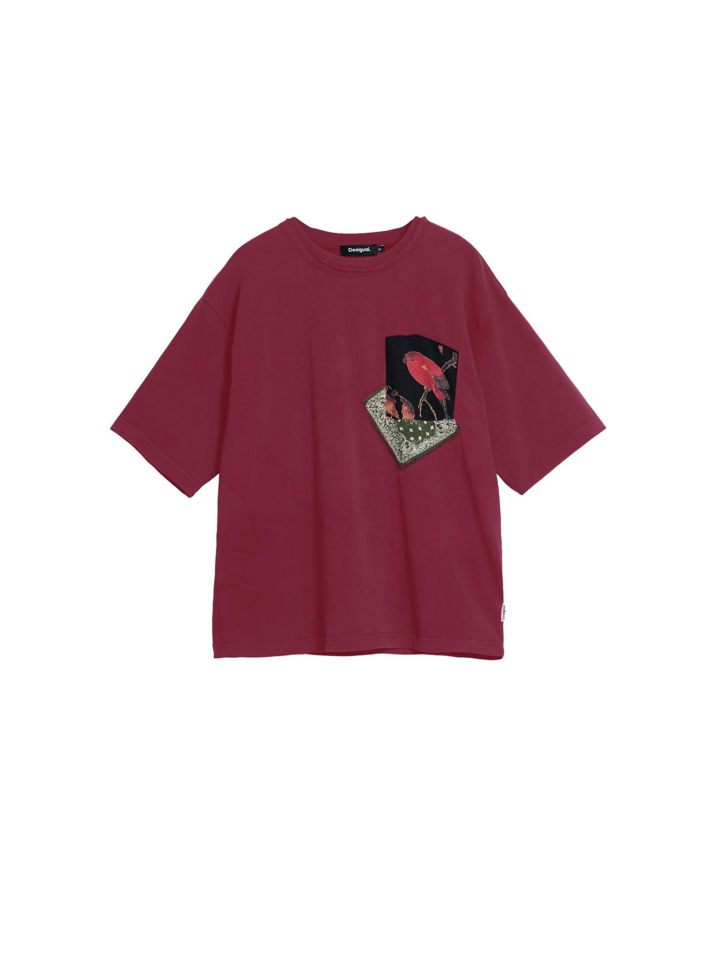 Desigual Tričko – červená: přední strana