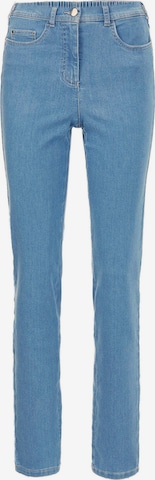 Jean Goldner en bleu : devant