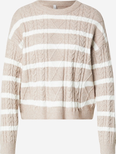 ONLY Neulepaita 'ONLKATIA' värissä mokka / valkoinen, Tuotenäkymä