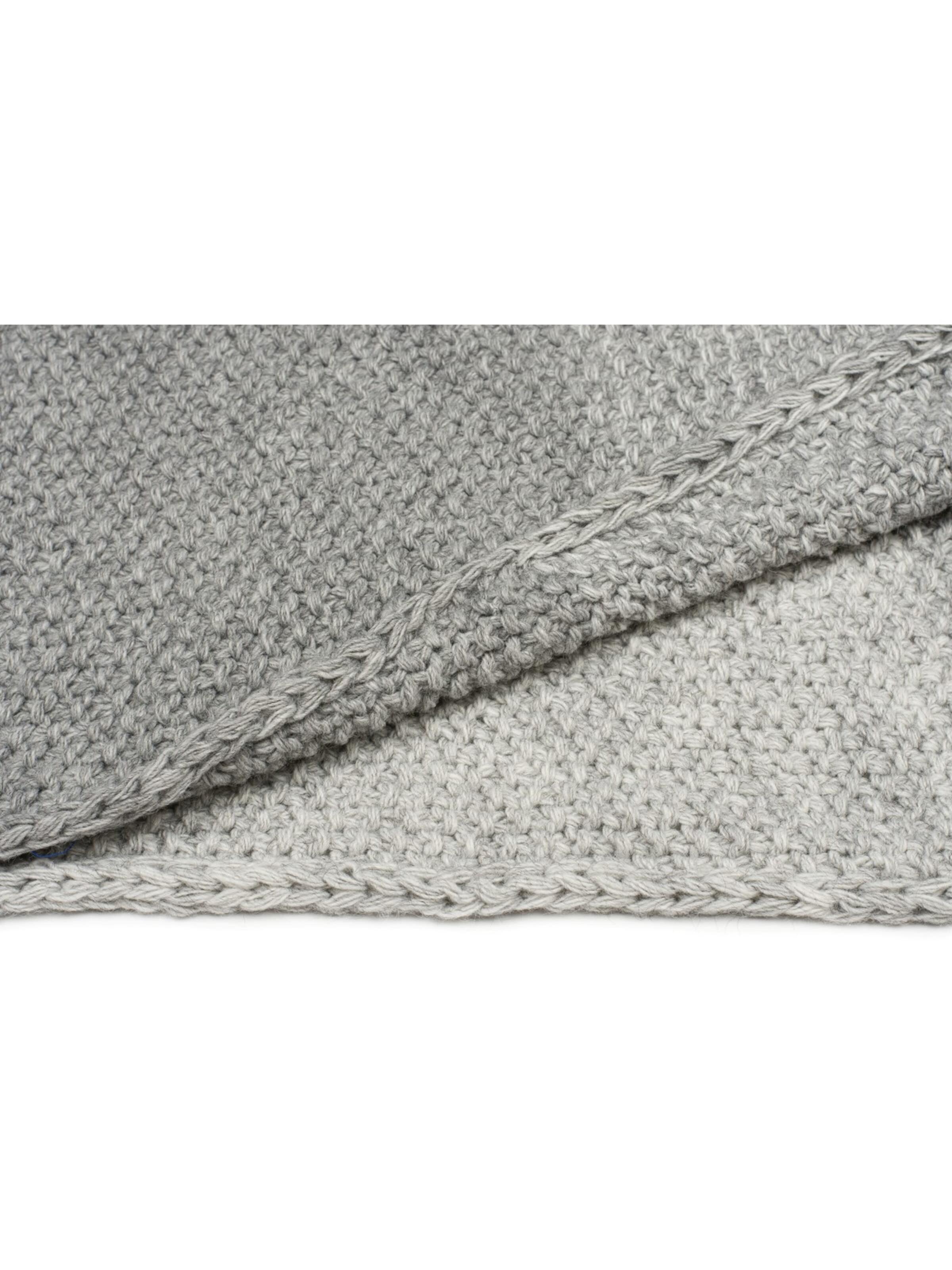 styleBREAKER Schlauchschal '2-Farbiges Ombré Strick Loop'‌‌‌‌‌‌‌‌‌ in Grau