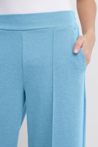 Wide leg Pantaloni con piega frontale 'Kate' di ICHI in blu