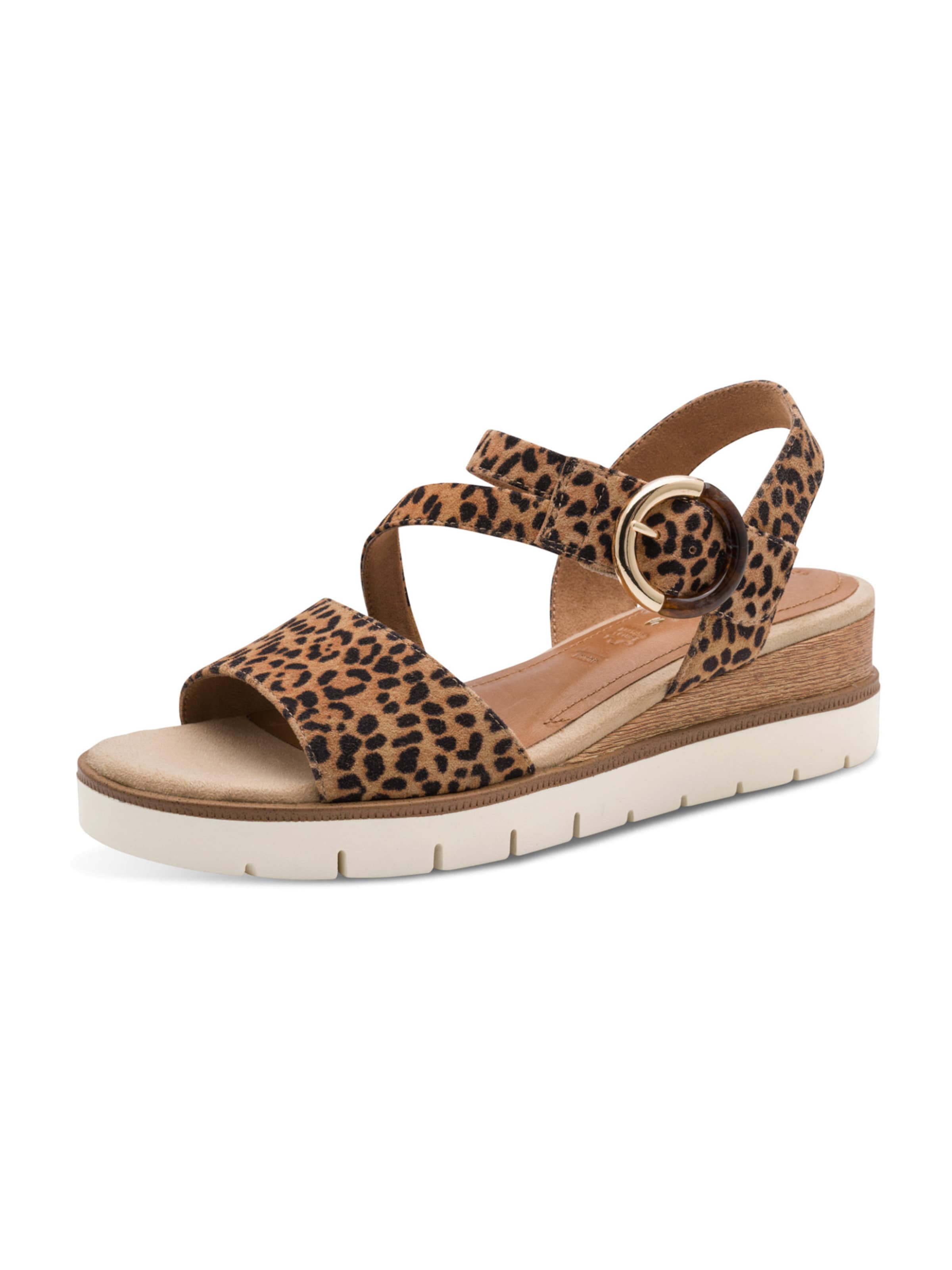 Tamaris Sandals in Brown: front
