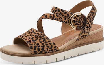 Tamaris Босоножки в Коричневый: спереди