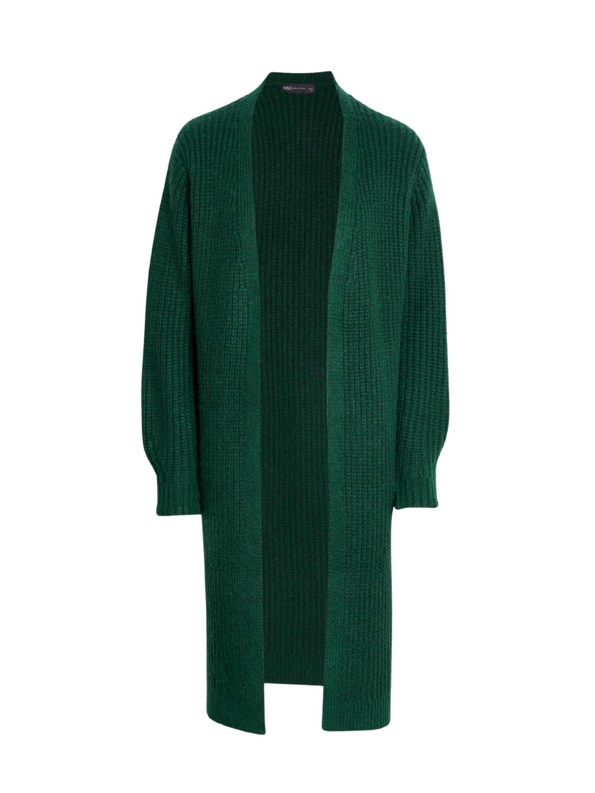 Marks & Spencer Cardigan en vert foncé, Vue avec produit