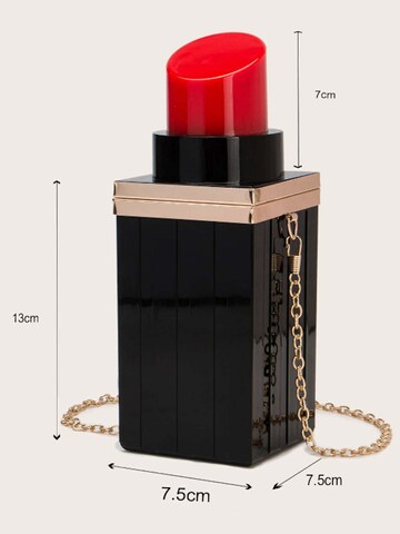 Tomshop24-7 Clutch 'Lippenstift' in Black
