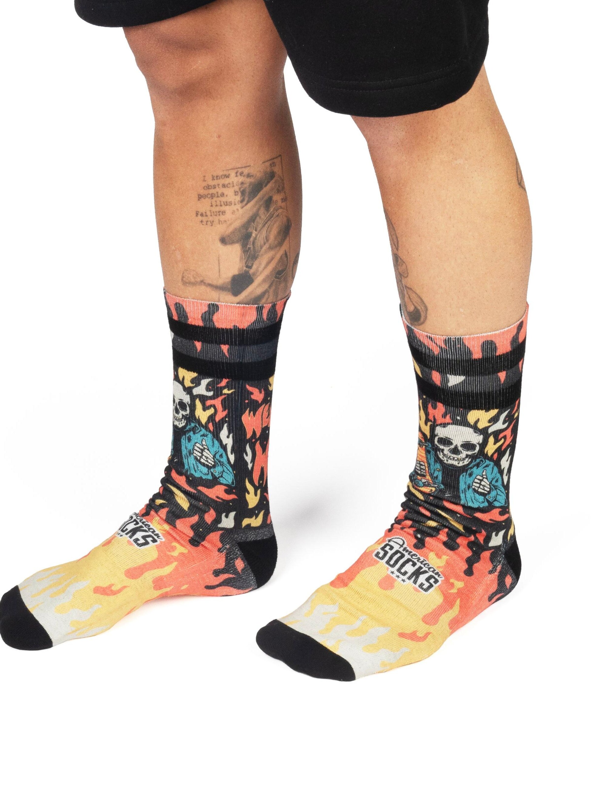 American Socks - Calcetines 'Welcome to Hell' en negro