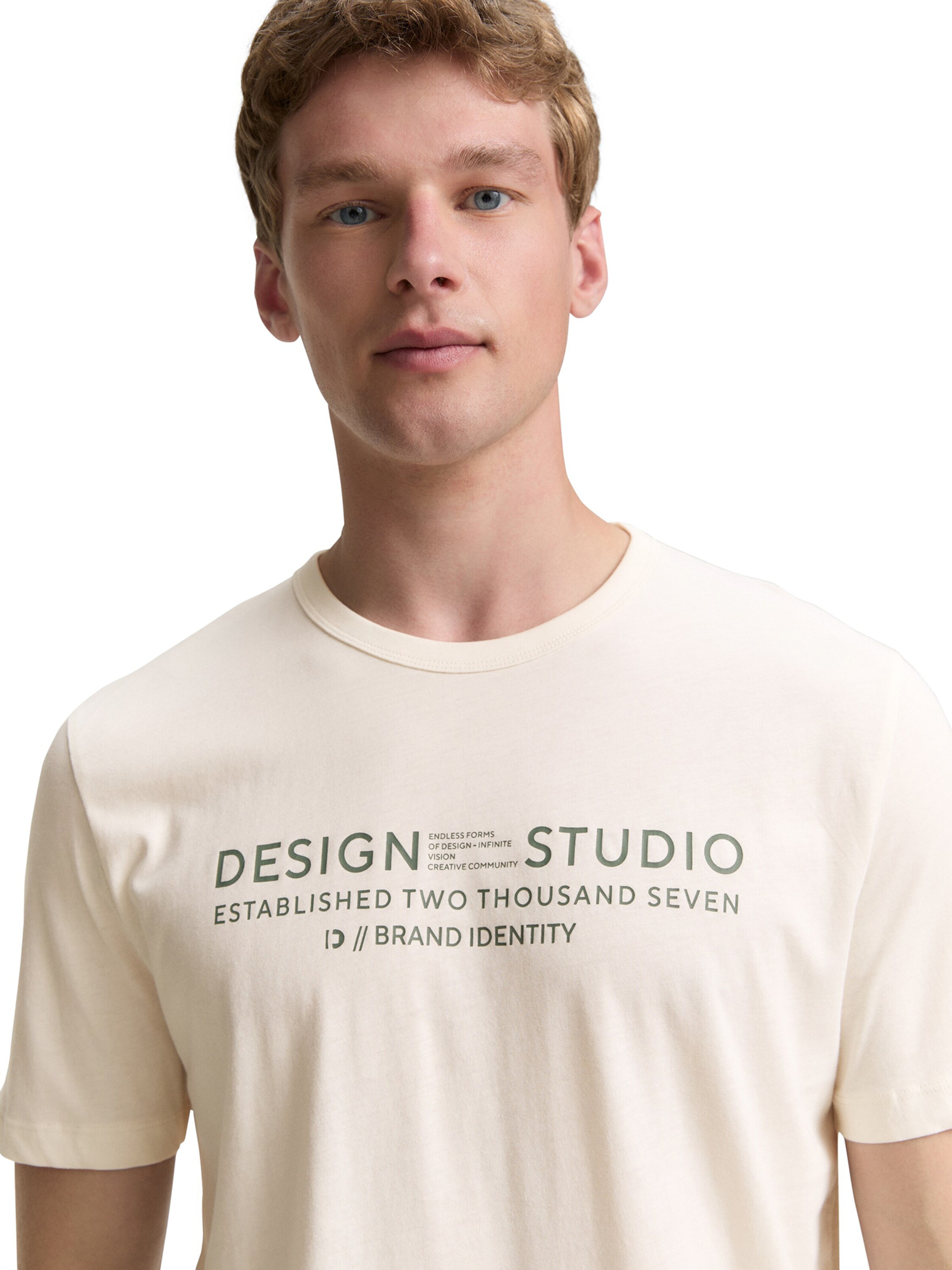 TOM TAILOR DENIM - Camiseta en blanco