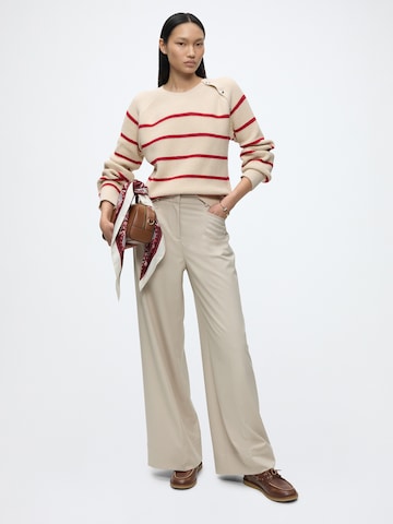 Pull-over 'C_Farbori' BOSS en beige