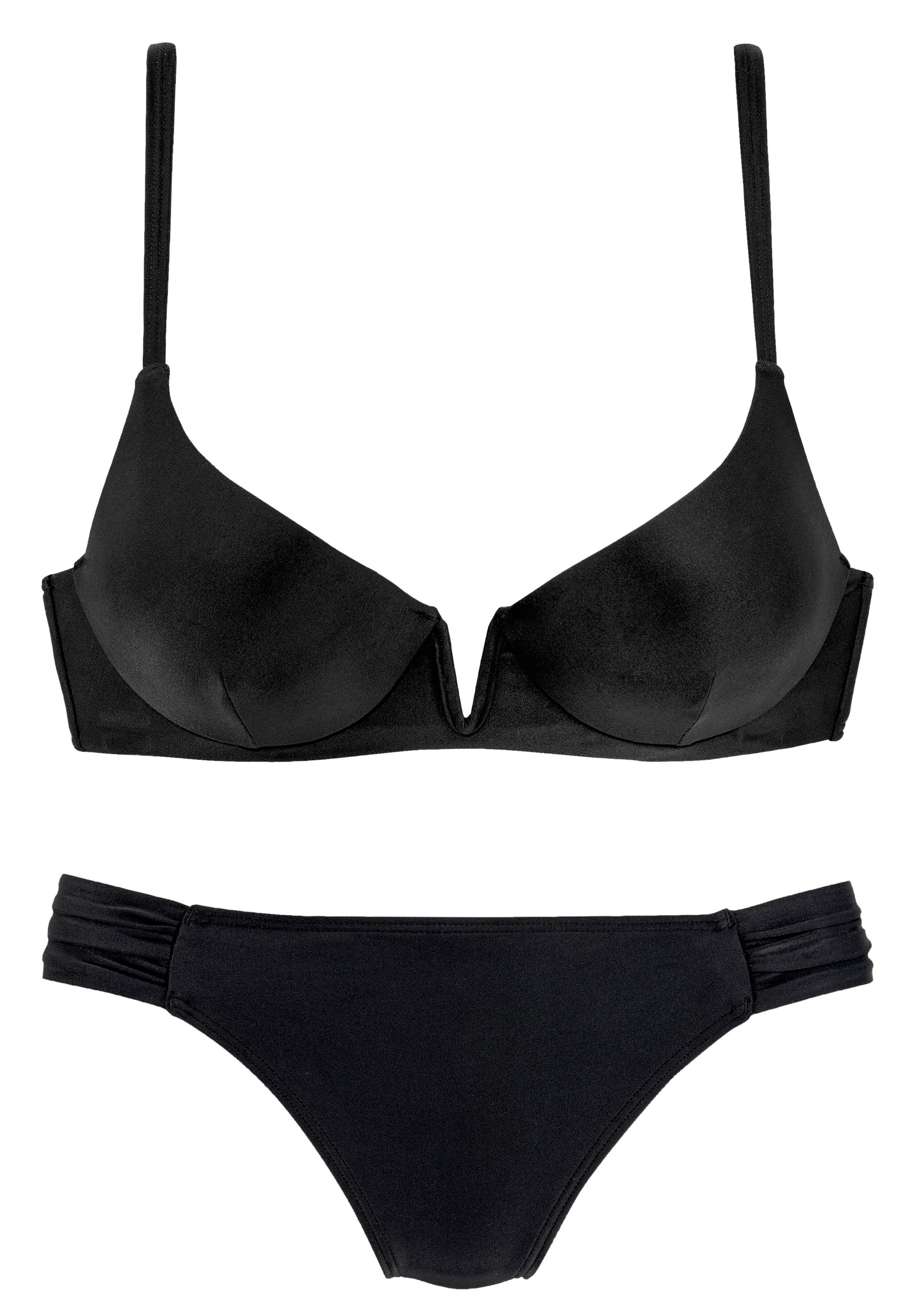 Push-up Bikini VIVANCE en noir : devant