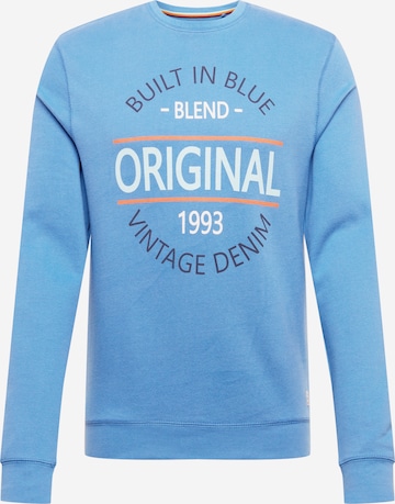 BLEND Sweatshirt in Blauw: voorkant