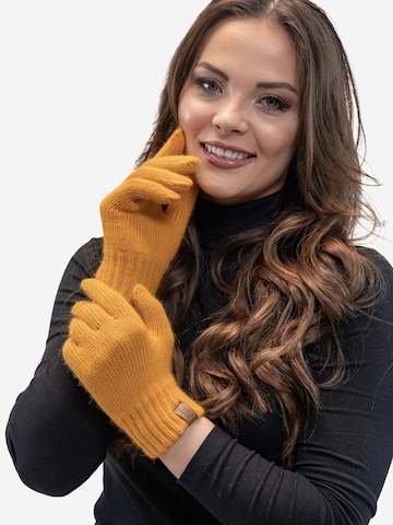 Vivisence Full Finger Gloves '7014R' in Yellow