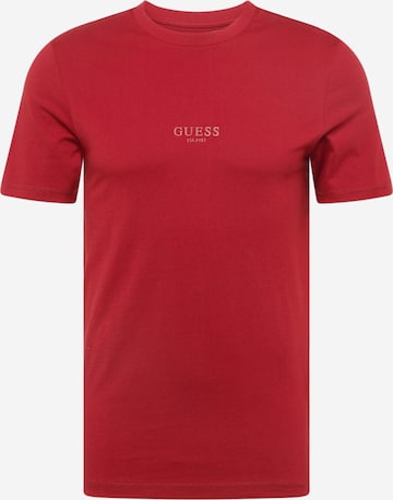 T-Shirt 'Aidy' GUESS en rouge : devant