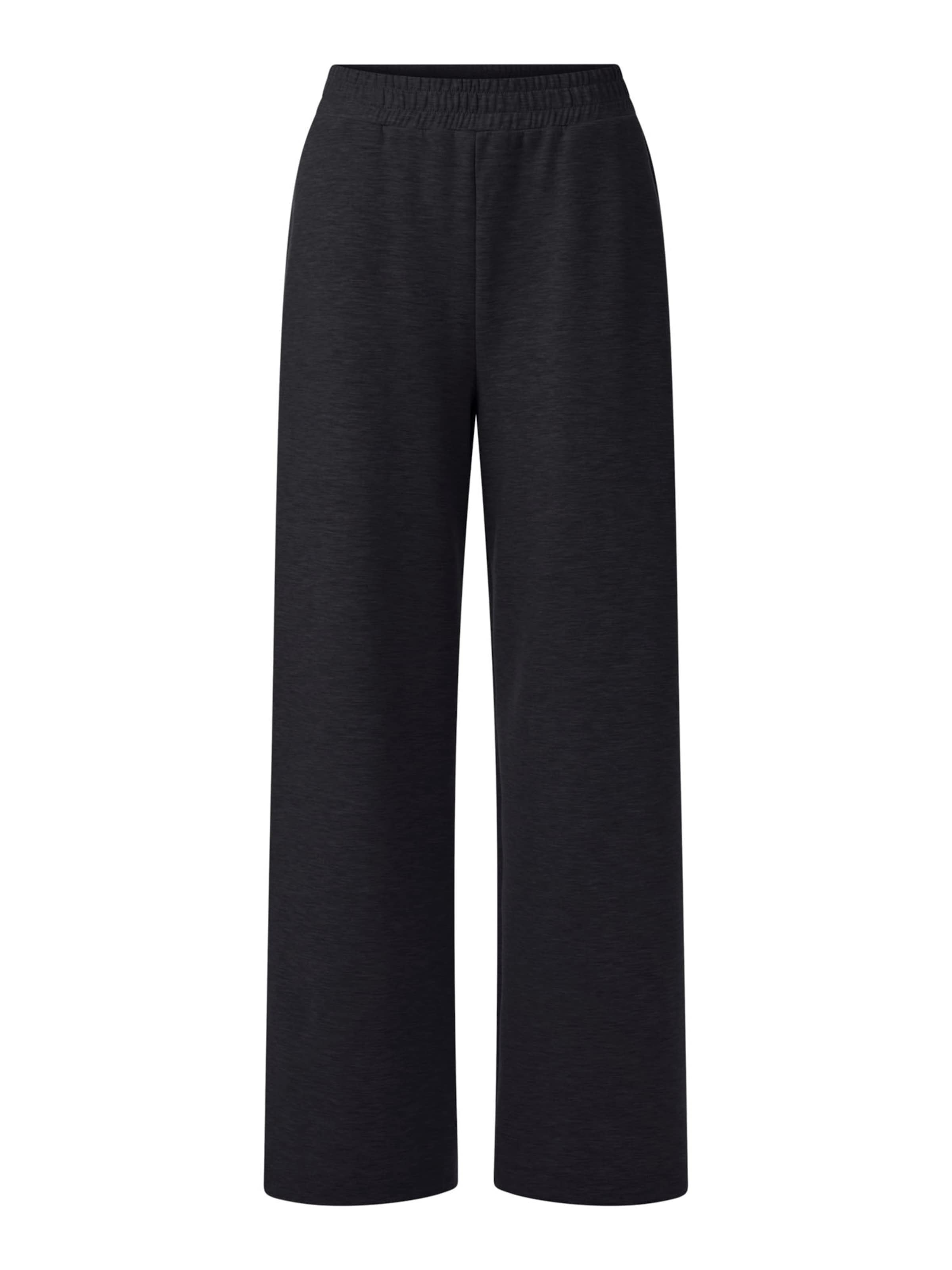 Rich & Royal Regular Trousers in Black: front