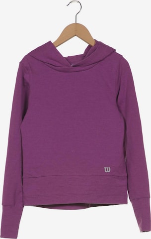 WILSON Sweatshirt & Zip-Up Hoodie in XS in Purple: front