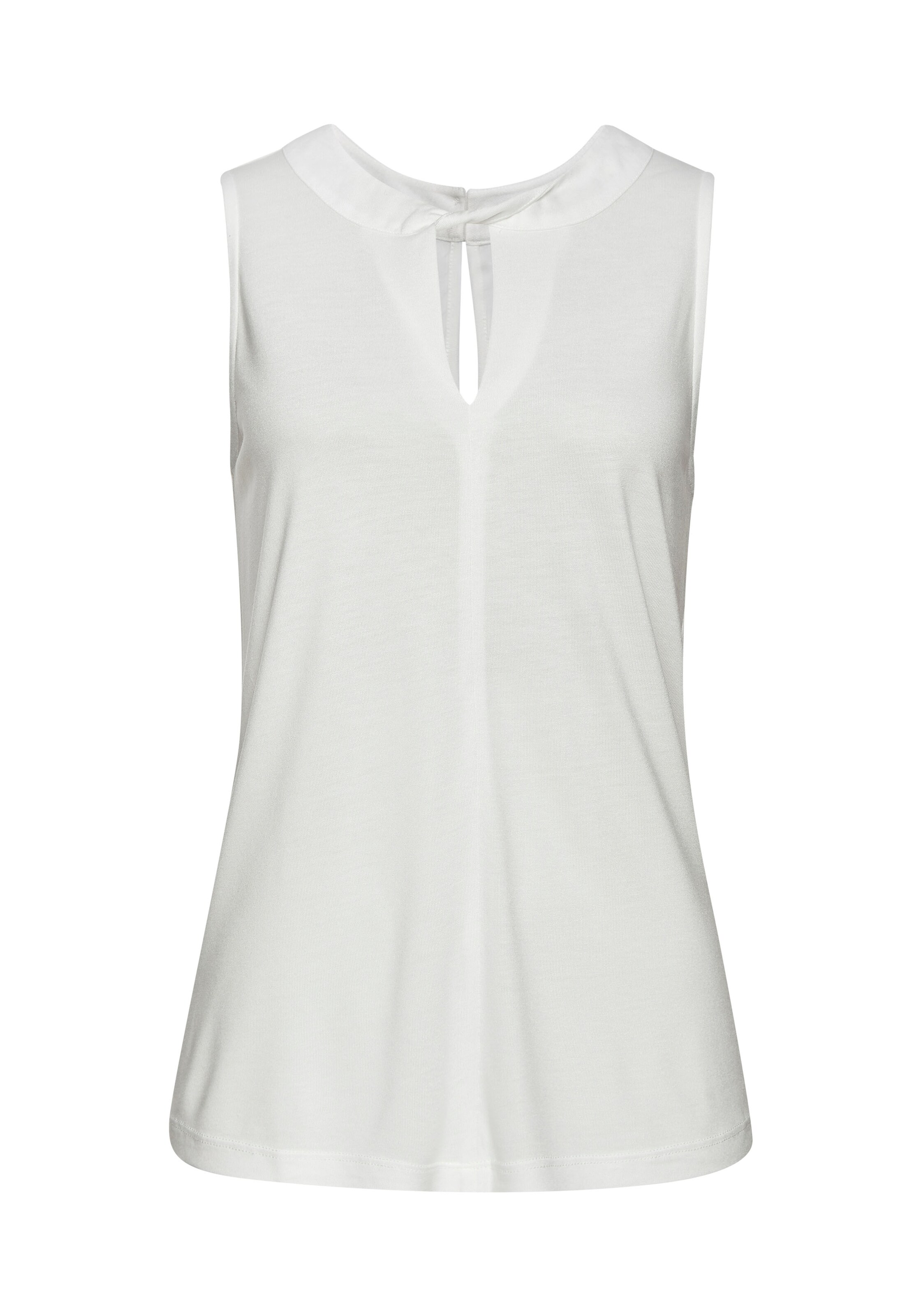 BEACH TIME Top in White: front