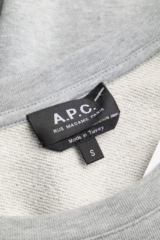 A.P.C. Sweatshirt & Zip-Up Hoodie in S in Grey