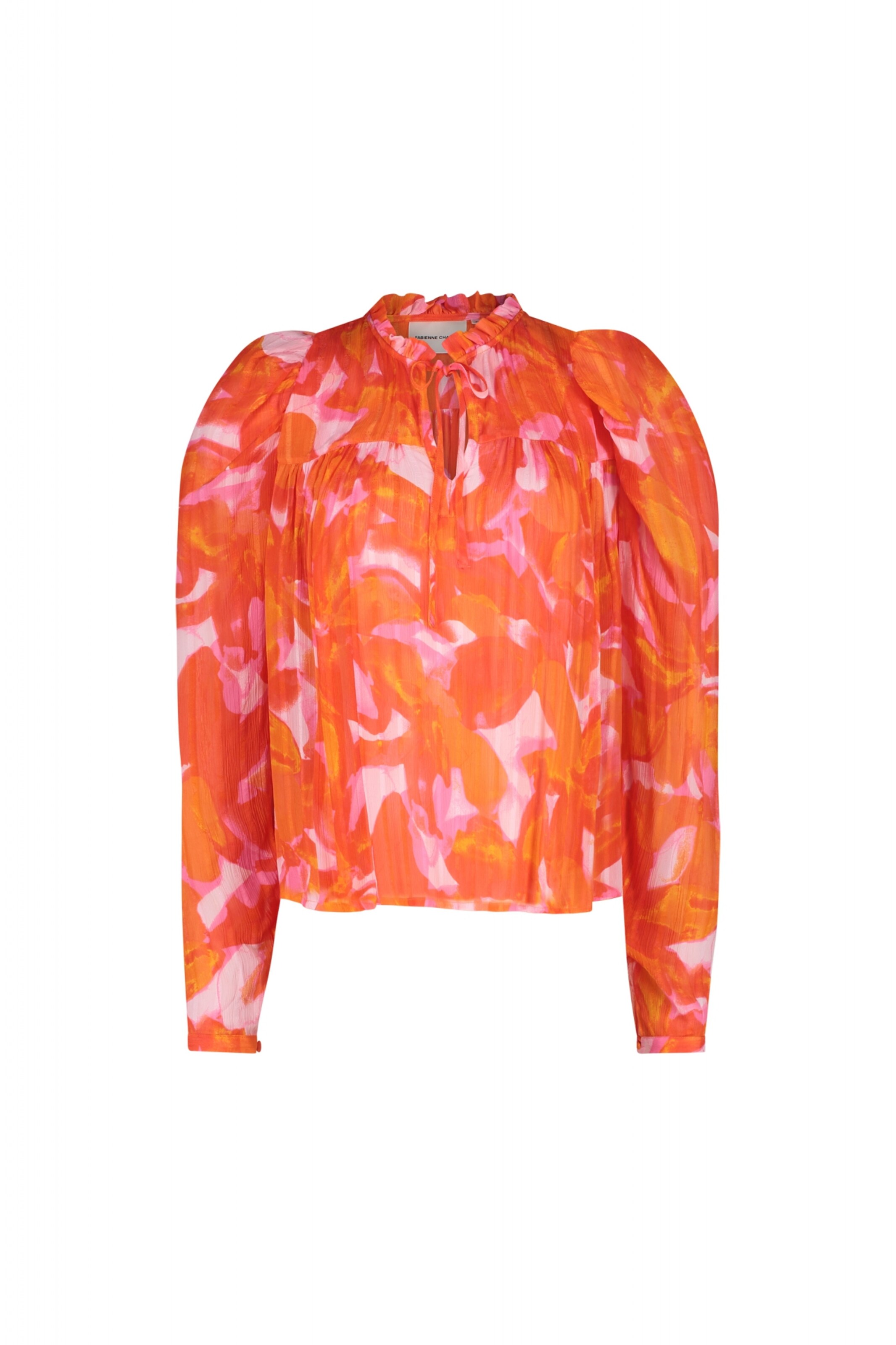 Fabienne Chapot Blouse in Orange: front