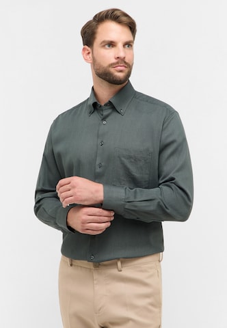 ETERNA Comfort Fit Hemd in Grün: Vorderseite