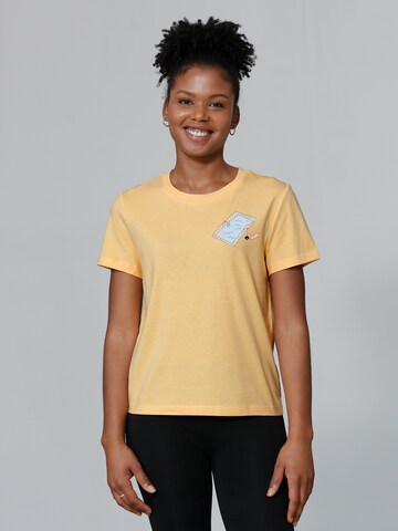 Maglietta di Watapparel in giallo: frontale