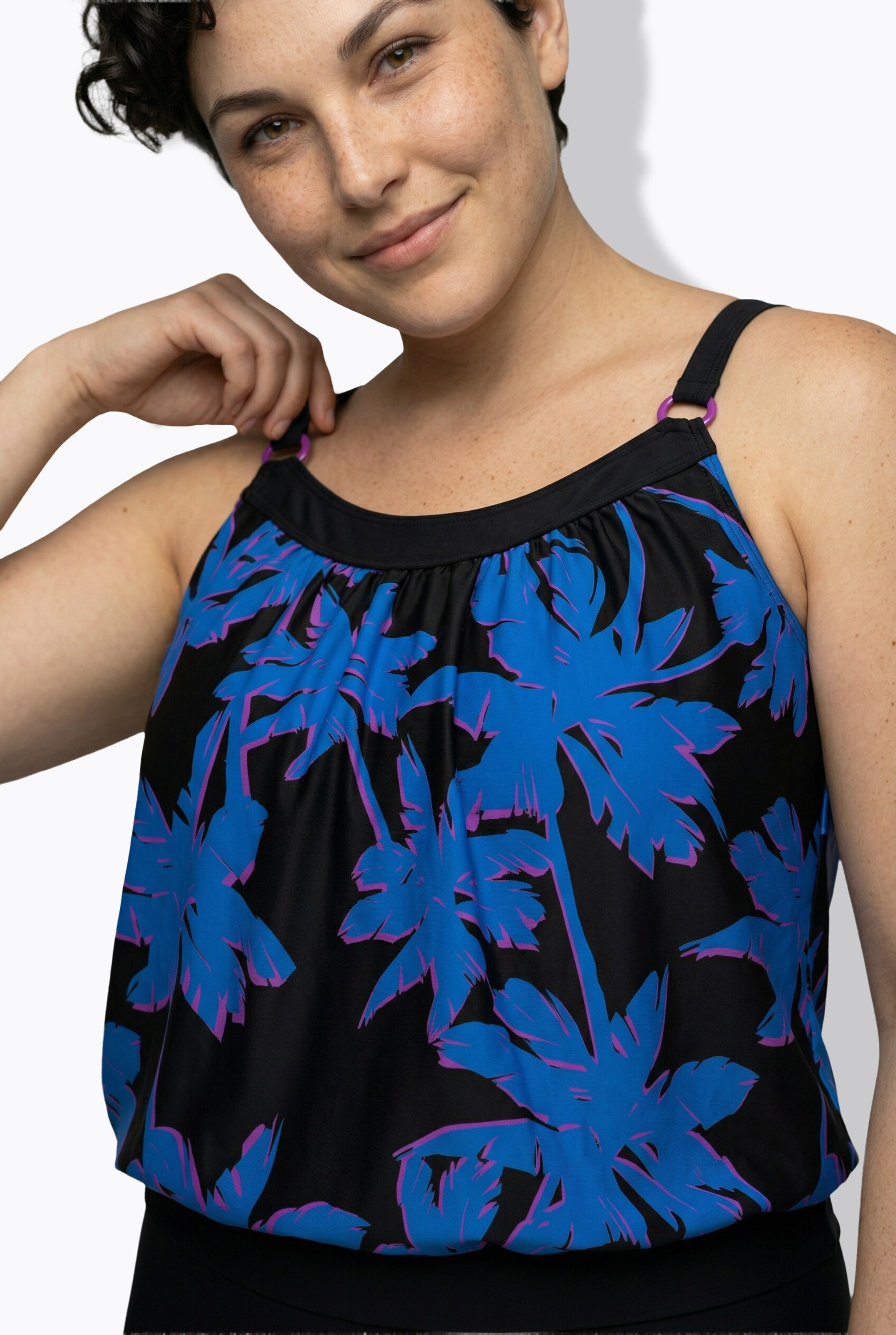 Ulla Popken Tankini in Black