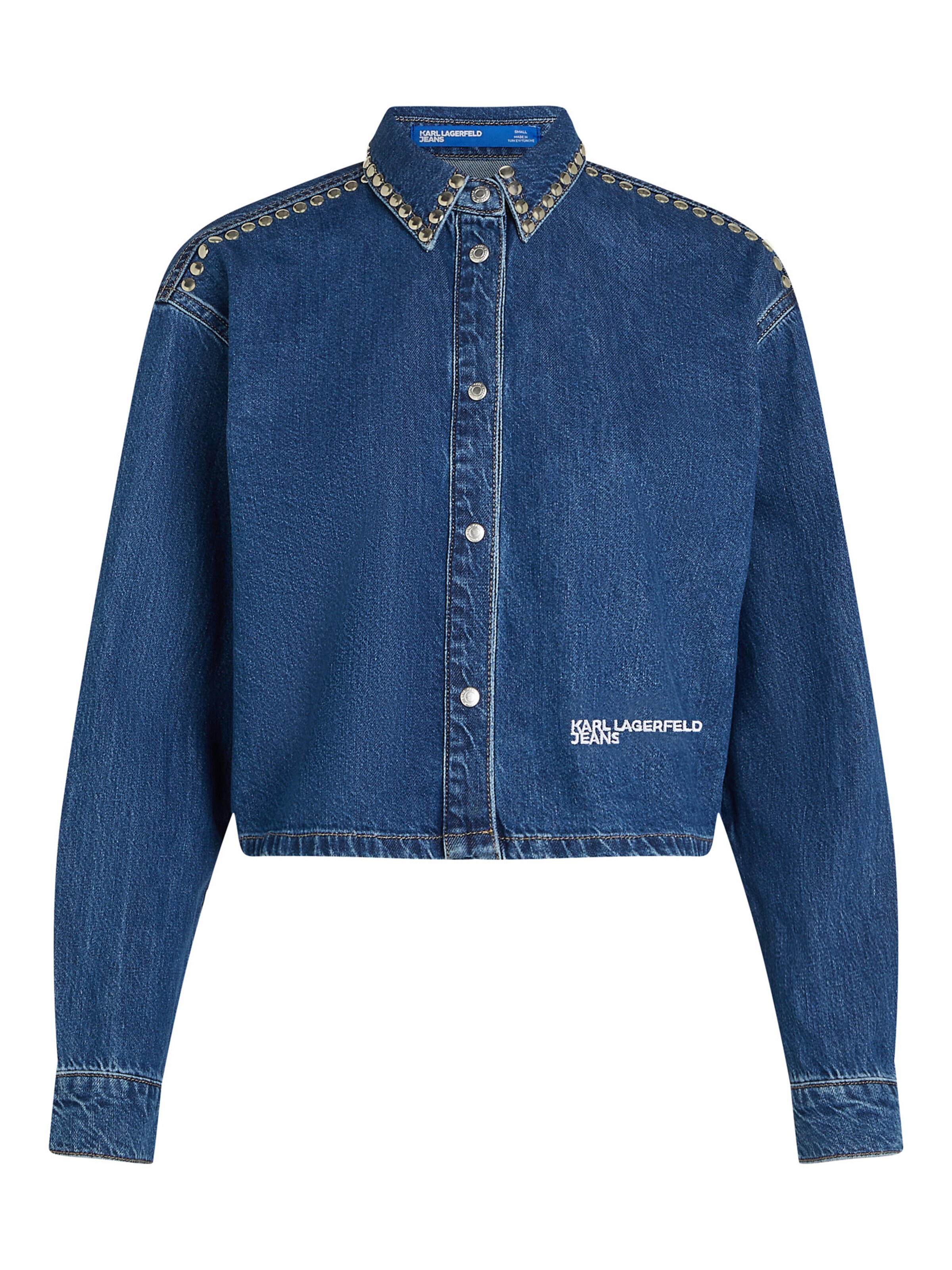 KARL LAGERFELD JEANS Blúz - kék: elől