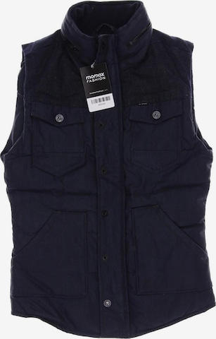 G-Star RAW Vest in XS in Blue: front