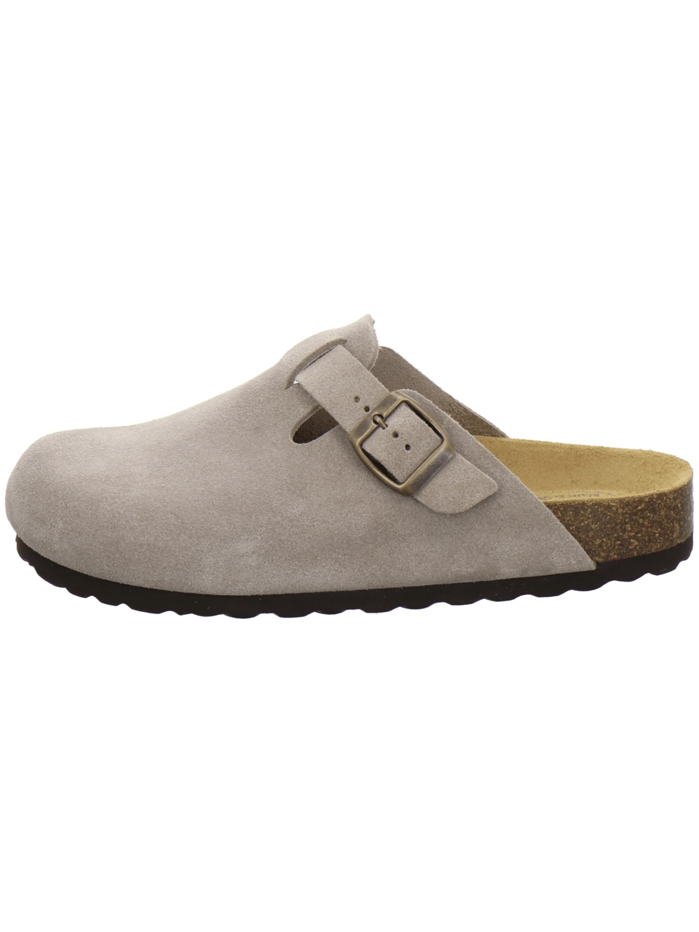 AFS-Schuhe Clogs 'Clogs Damen quarz Veloursleder'‌‌‌‌ in Beige