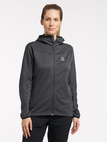 Haglöfs Athletic Fleece Jacket 'Frost' in Grey: front