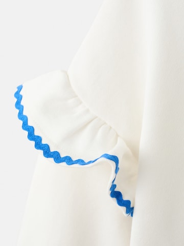 Sweat-shirt MANGO KIDS en blanc