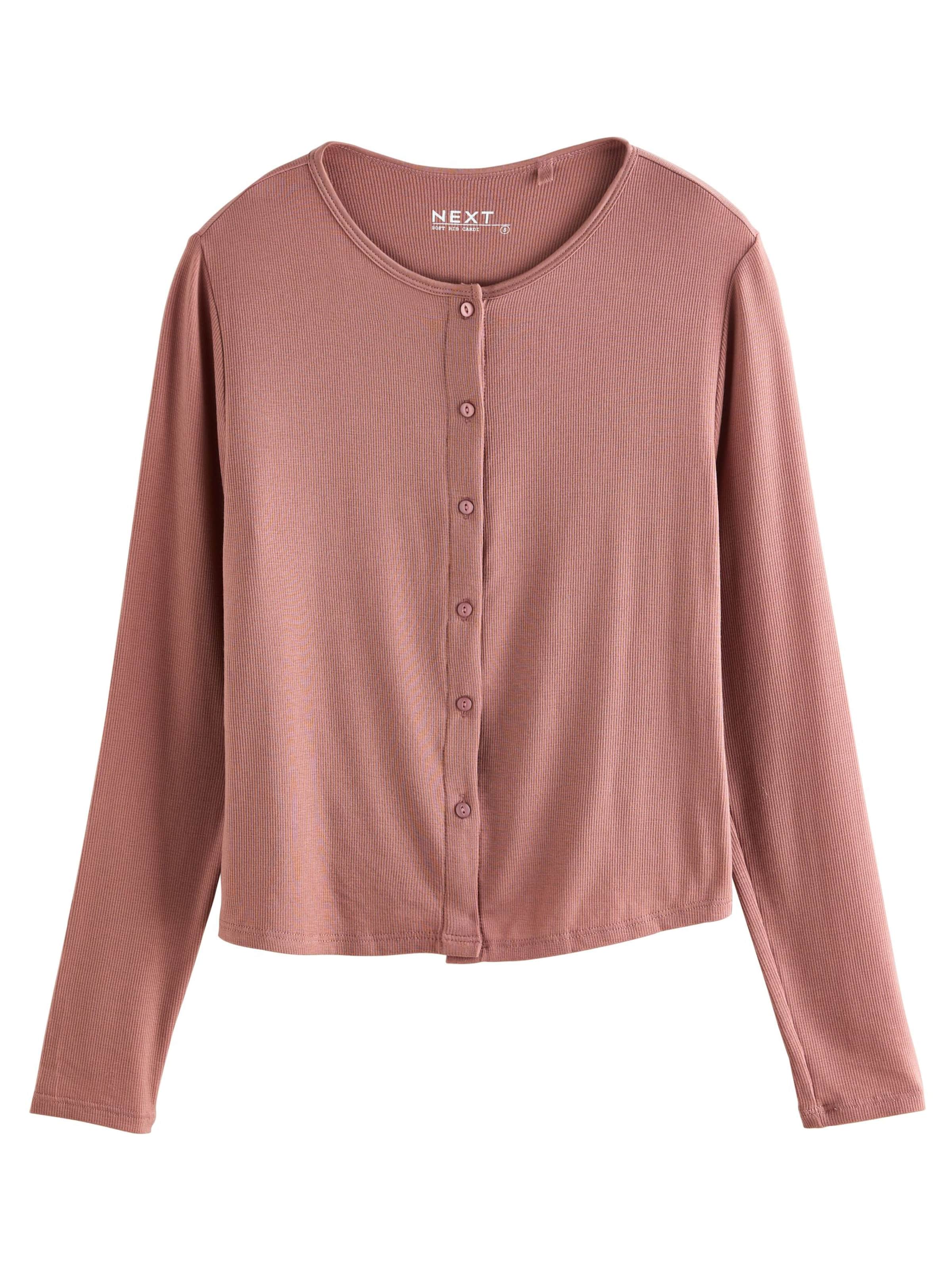 Next Strickjacke in Pink: Vorderseite