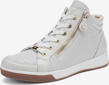 ARA High-Top Sneakers in White: front