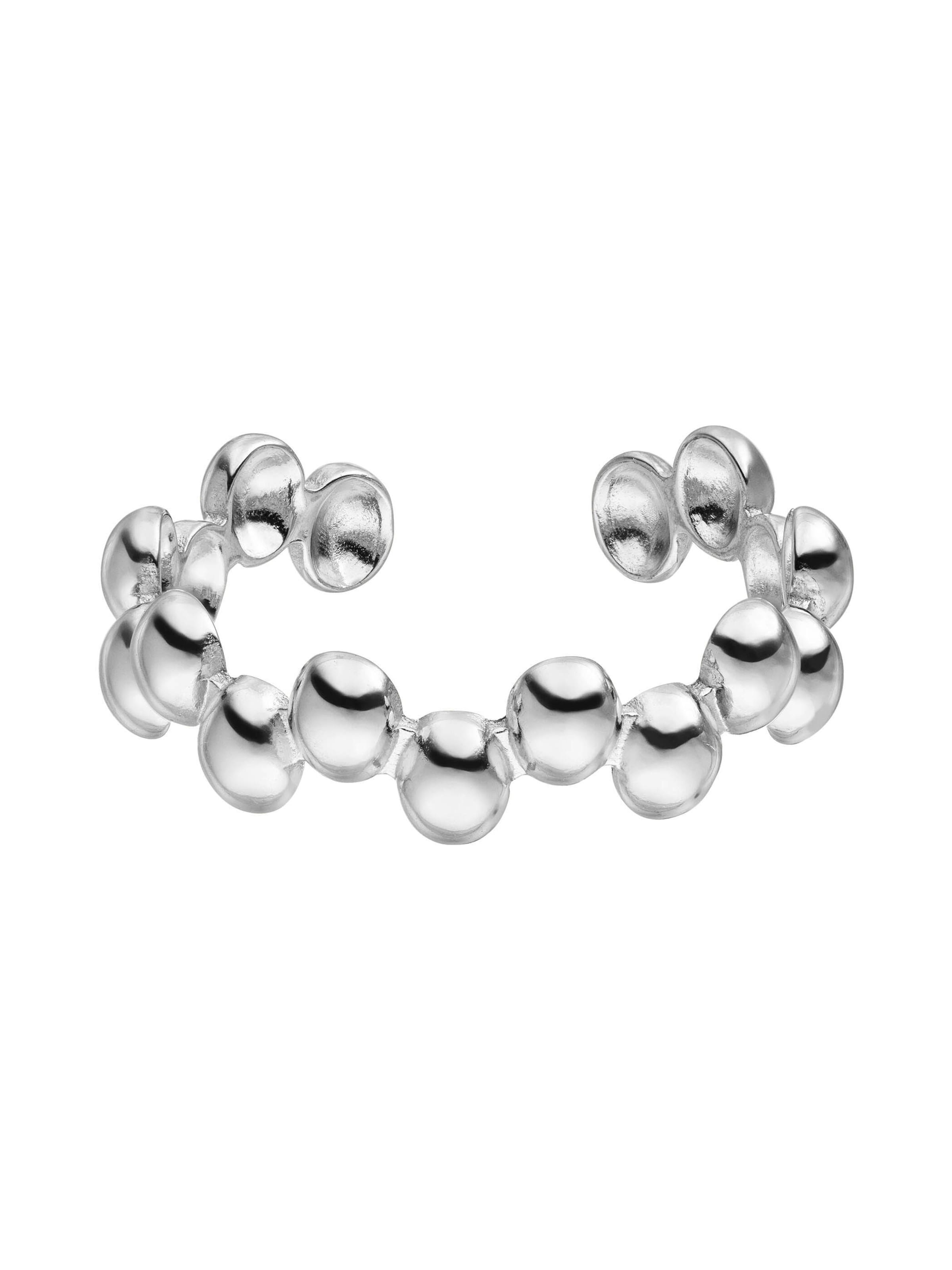 PURELEI Ring 'Terra' in Silver: front