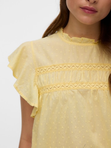 Chemisier 'VMTrine' VERO MODA en jaune