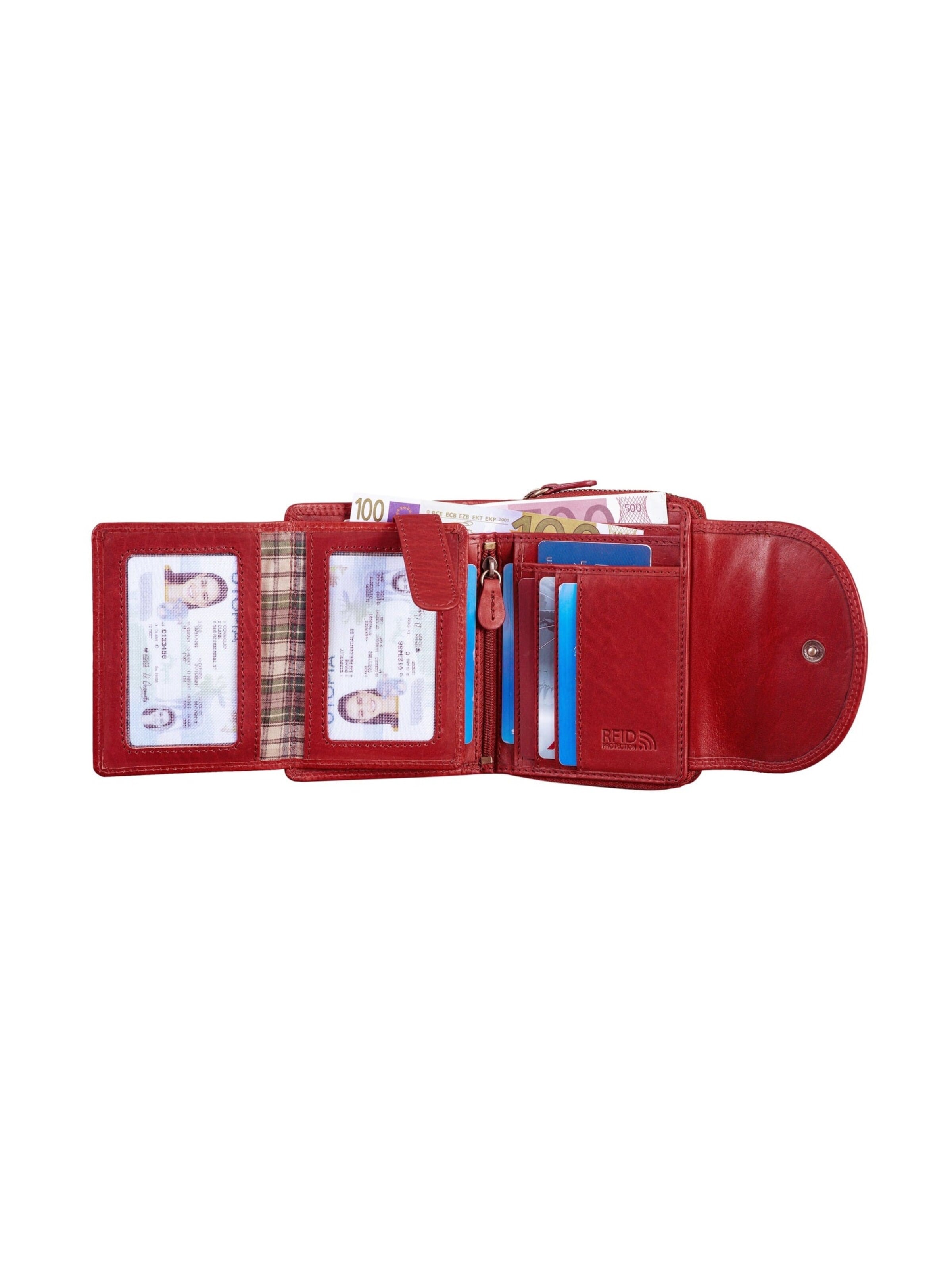 Benthill Wallet in Red