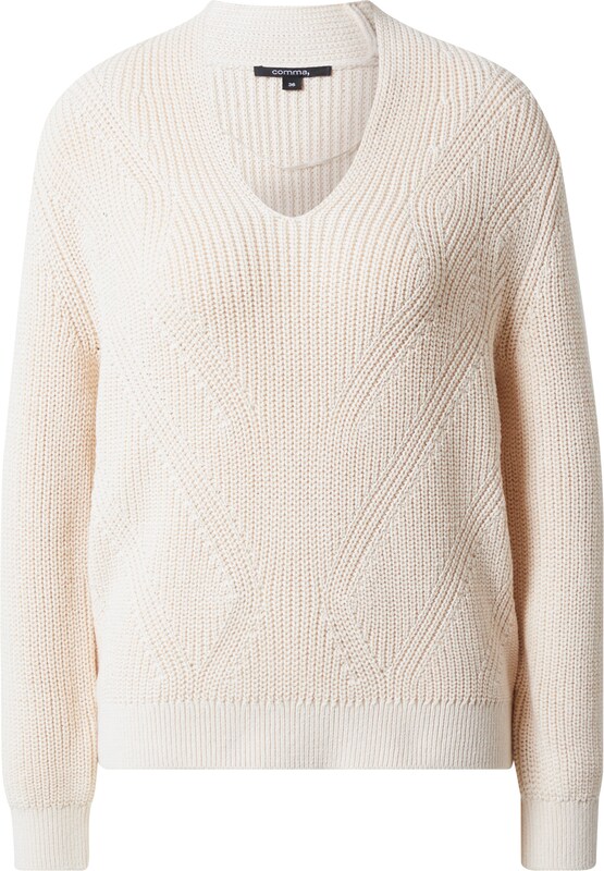 COMMA Pullover in Creme ER5883 COMMA Pullover in Creme ER5883
