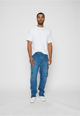 Dada Supreme Loose fit Cargo jeans in Blue