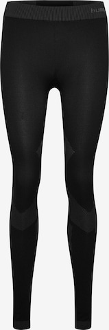 Hummel Skinny Sportunterhose in Schwarz: predná strana