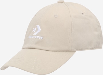 CONVERSE - Gorra en beige: frente