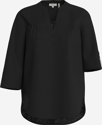 s.Oliver Blouse in Zwart: voorkant