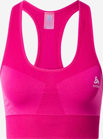 Reggiseno sportivo di ODLO in rosa: frontale