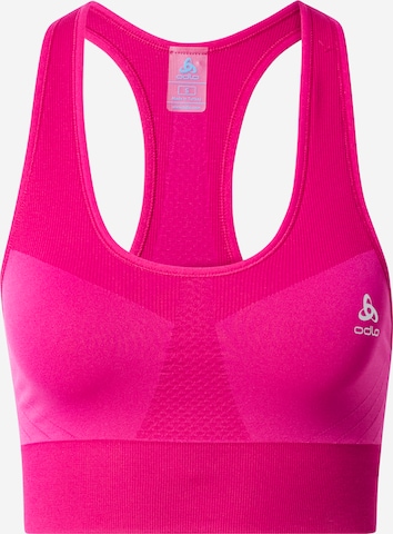 Bustino Reggiseno sportivo di ODLO in rosa: frontale