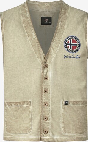 Jan Vanderstorm Vest ' Veeman ' in Beige