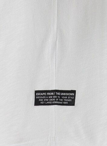 Key Largo Koszulka 'WHAT' w kolorze biały