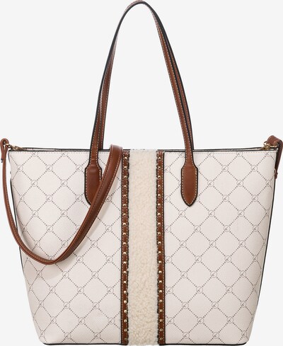 TAMARIS Tasche 'Anastasia Teddy' in nude / braun, Produktansicht