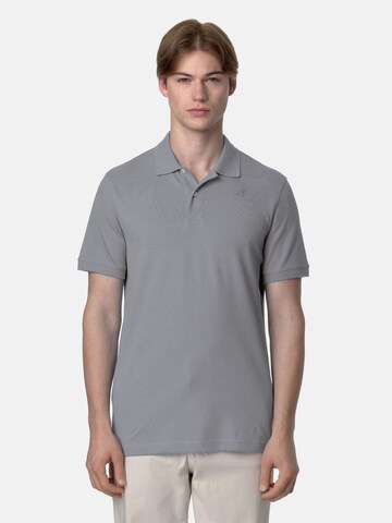 Maglietta 'K-WAY AMEDEE PIQUE SLIM T-Shirt e Polo' di K-Way in grigio: frontale