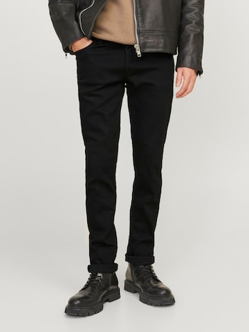 JACK & JONES Slim fit Jeans 'JJIGlenn JJOriginal' in Black: front