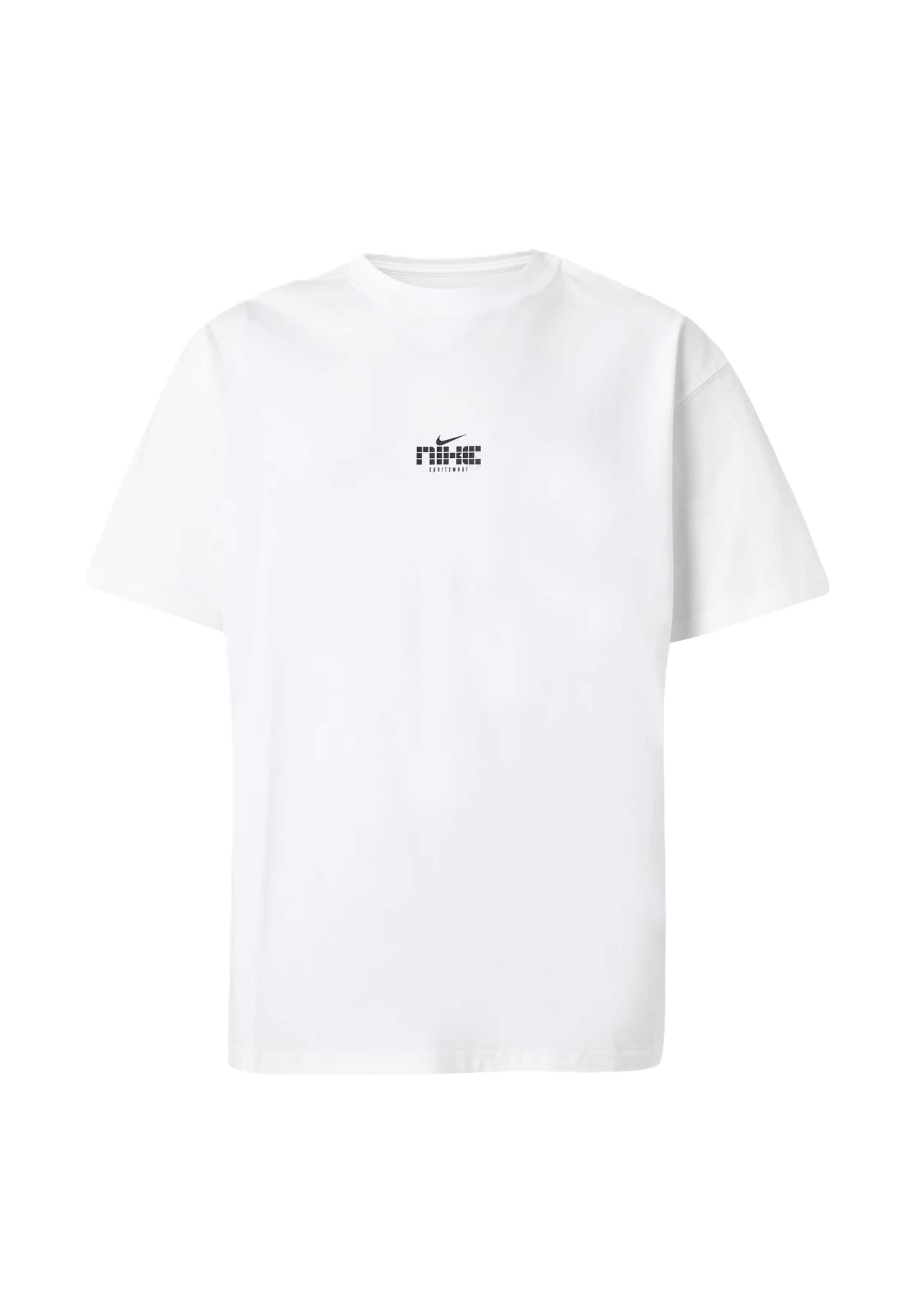 Nike Sportswear - Camisa em branco: frente
