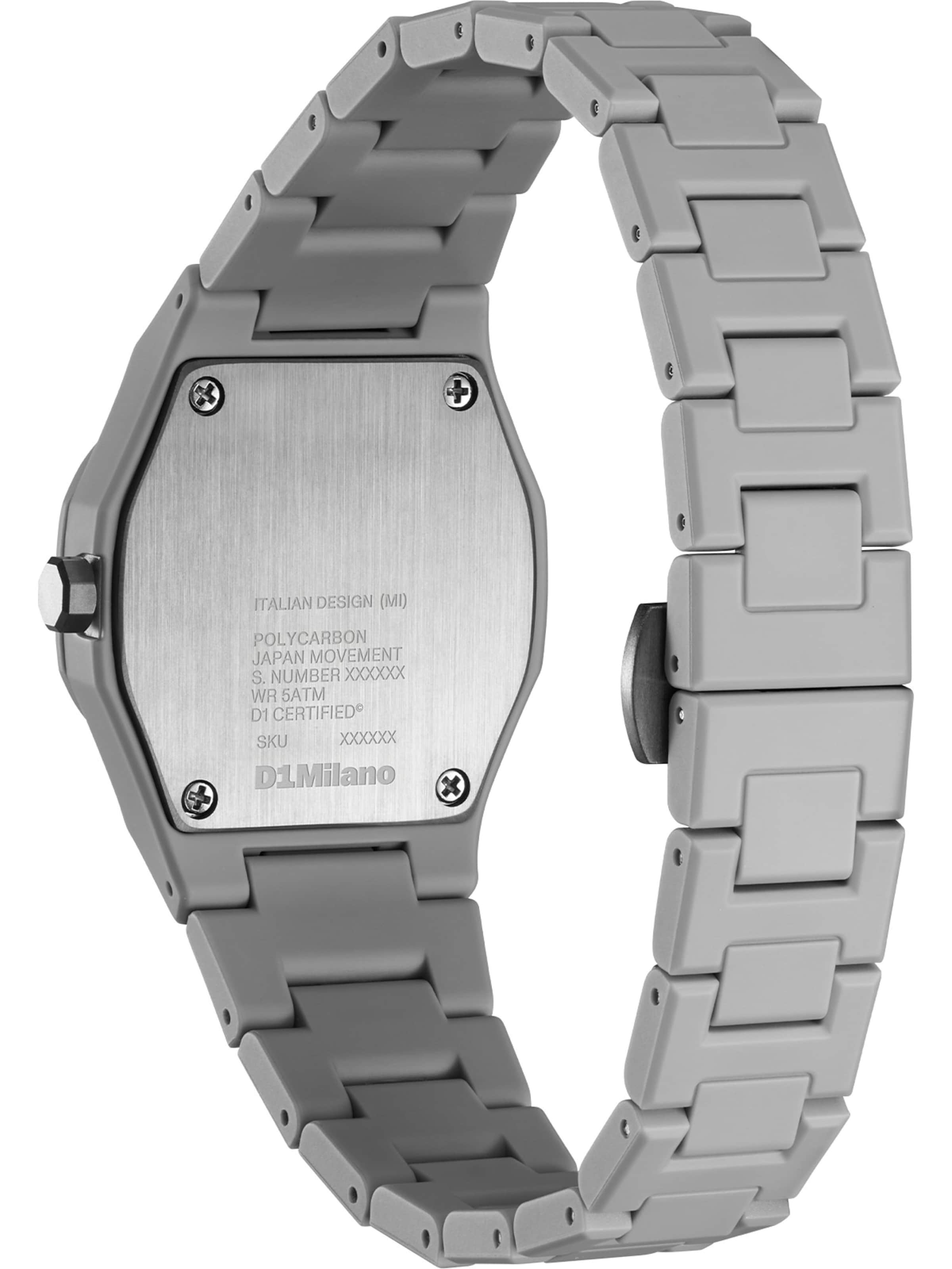 D1 Milano Analog Watch in Grey